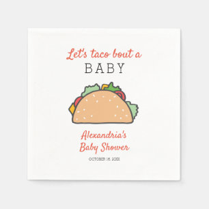 Fiesta Låt oss Taco Bout En babyskal Pappersservett