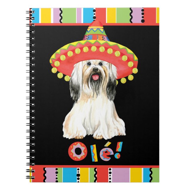 Fiesta Lhasa Apso Anteckningsbok (Framsidan)