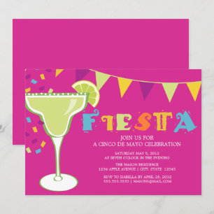 Fiesta Lila Inbjudningar