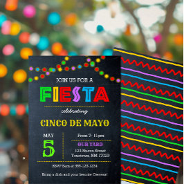 Fiesta-ljus Cinco De Mayo-inbjudan Inbjudningar
