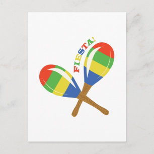 Fiesta Maracas Vykort