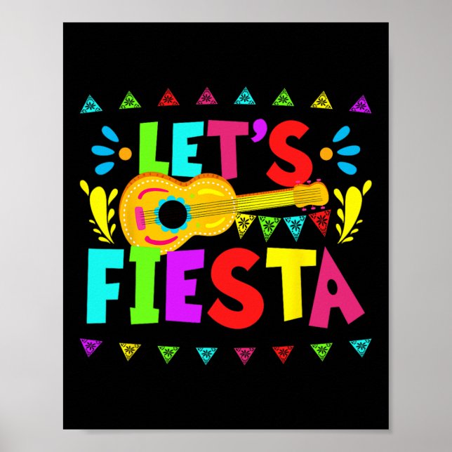 Fiesta Mexican Cinco De Mayo Party Poster (Framsidan)