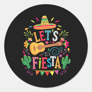 Fiesta Mexican Family Fiesta Squad Cinco De M Runt Klistermärke