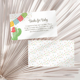 Fiesta Mexiicana Cactus Confetti Bokar för Baby Tilläggskort