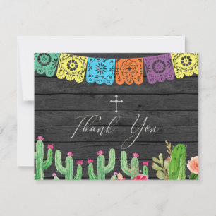 Fiesta mexikanska Cactus Tack-kort Tack Kort