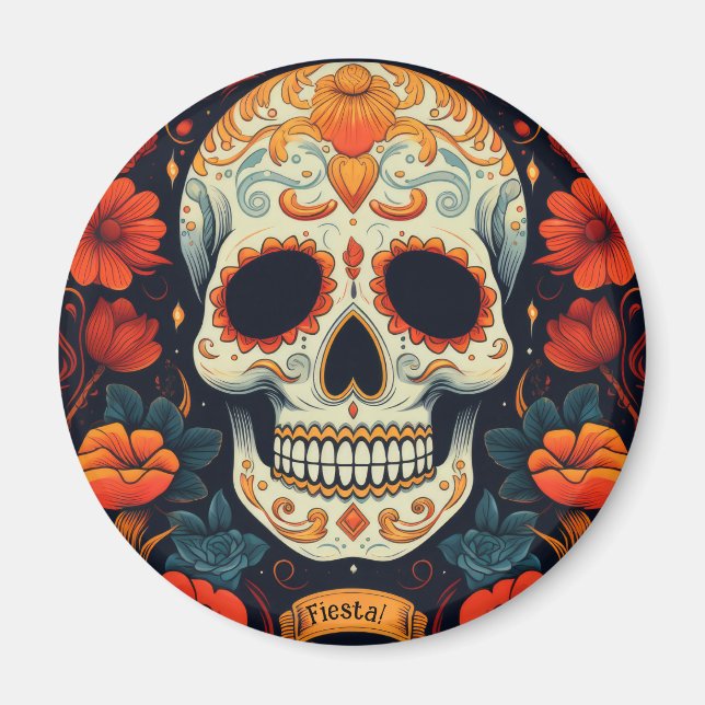 Fiesta! Mexikanska PARTY Magnet (Framsidan)