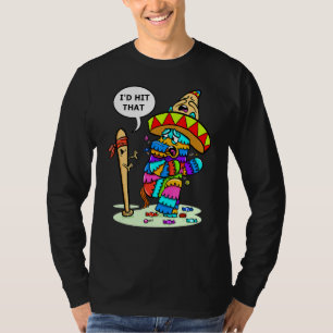 Fiesta Mexiko icana Party Cinco De Mayo Slått att T Shirt