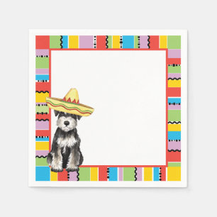 Fiesta Miniature Schnauzer Pappersservett