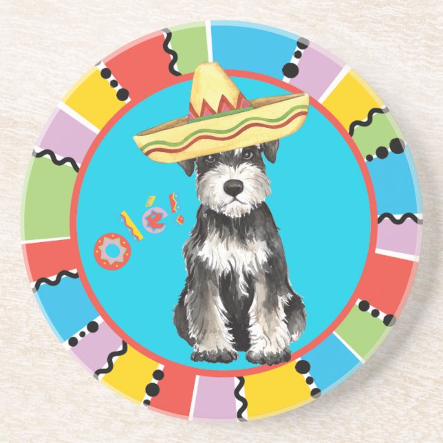 Fiesta Miniature Schnauzer Underlägg (Framsidan)