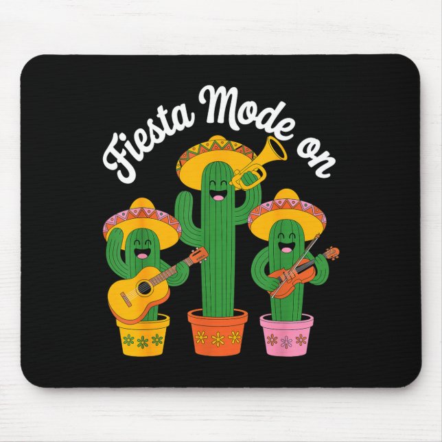 Fiesta mode kaktus band cinco de mayo rolig mexica musmatta (Framsidan)