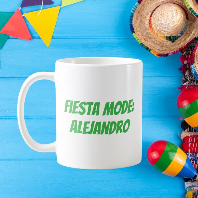 Fiesta Mode Personlig Cinco de Mayo Kaffemugg (Skapare uppladdad)