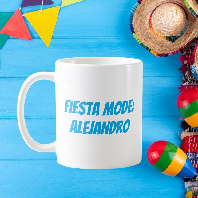 Fiesta Mode Personlig Cinco de Mayo Kaffemugg (Skapare uppladdad)