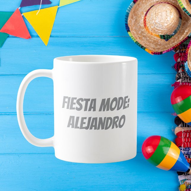 Fiesta Mode Personlig Cinco de Mayo Kaffemugg (Skapare uppladdad)