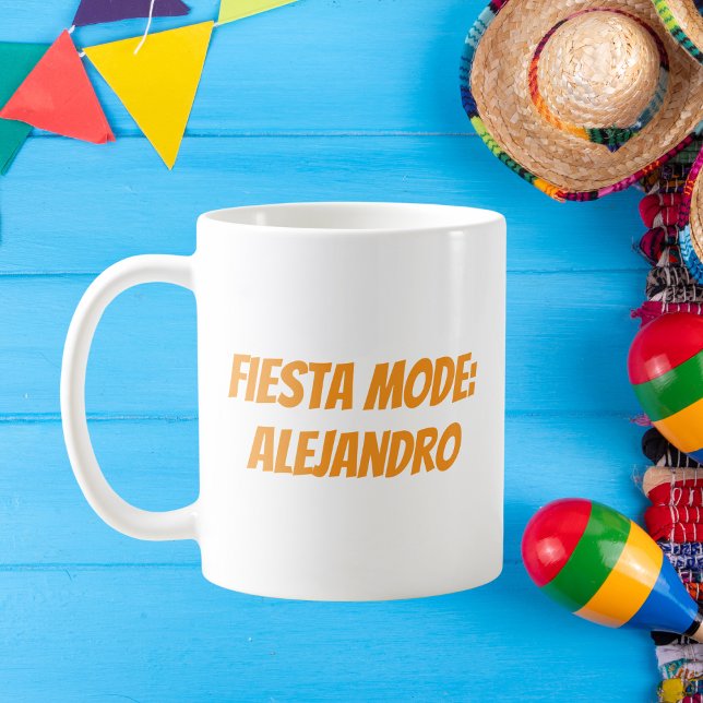 Fiesta Mode Personlig Cinco de Mayo Kaffemugg (Skapare uppladdad)