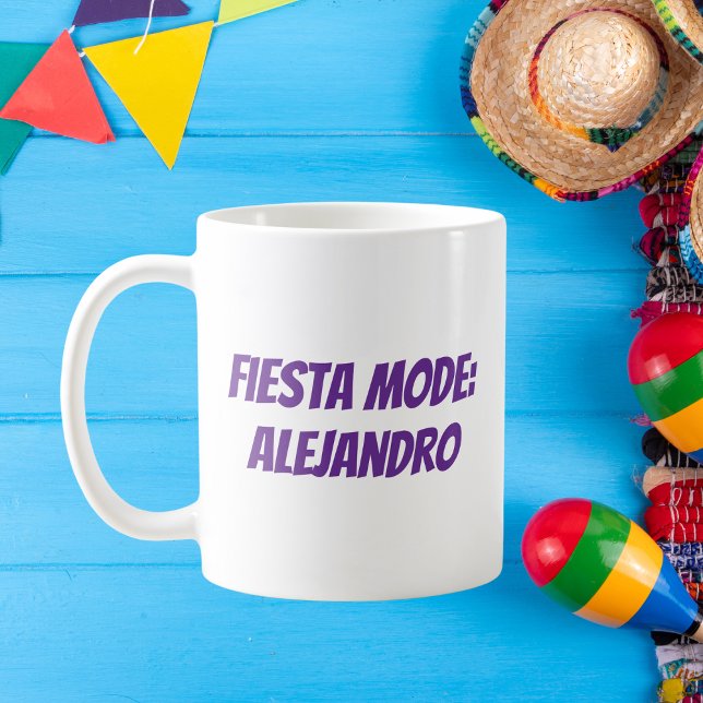 Fiesta Mode Personlig Cinco de Mayo Kaffemugg (Skapare uppladdad)
