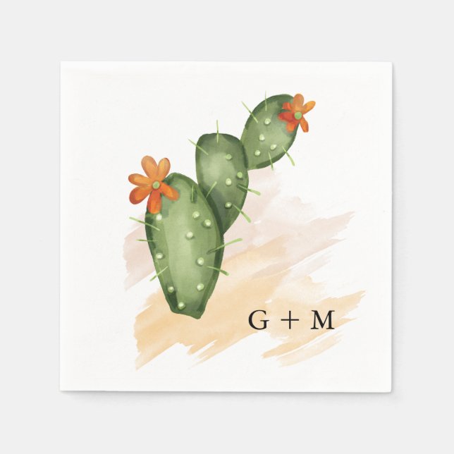 Fiesta | Möhippa för vattenfärg Pappersservett (Framsidan)