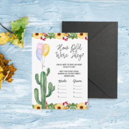 Fiesta Möhippa hur gamla de var när de spelade kor Tilläggskort