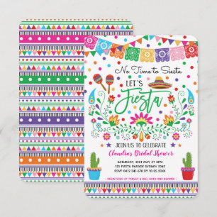 Fiesta Möhippa / Ingen tid för Siesta Mexican Inbjudningar