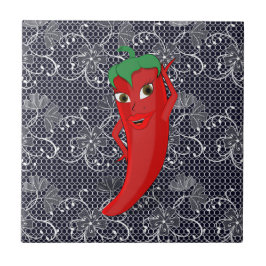 Fiesta Möhippa with Red Hett pepper Diva Kakelplatta