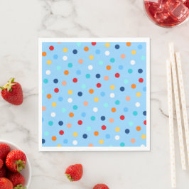Fiesta Multifärgad Polka Dot Napkin Pappersservett
