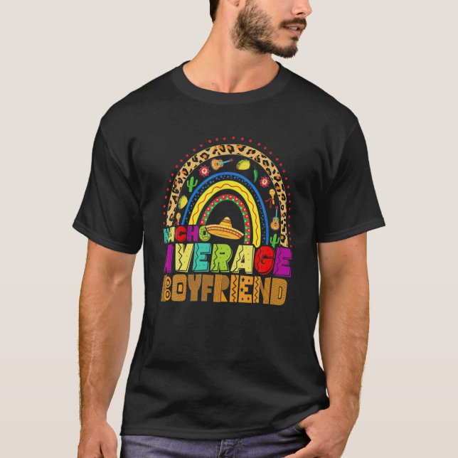 Fiesta Nacho Average Boyvän Cute Cinco De Mayo T Shirt (Framsida)