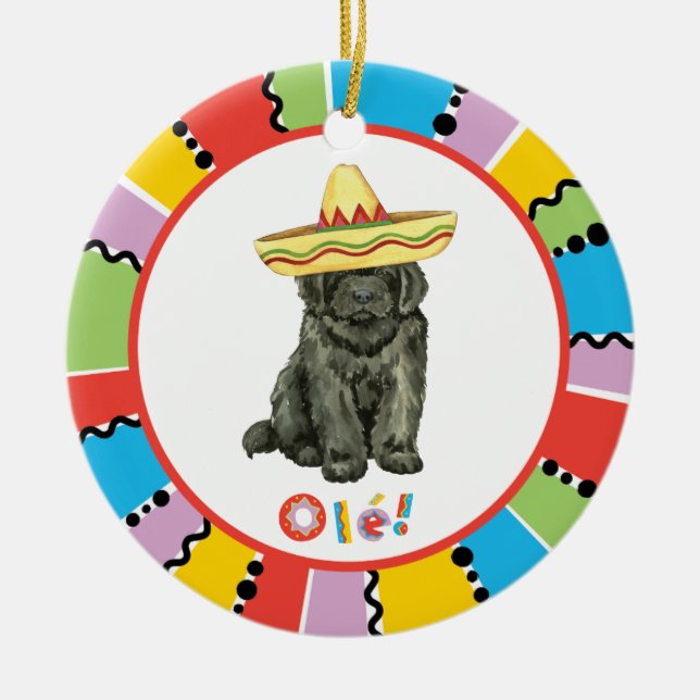 Fiesta Newfoundland Ceramic Ornament (Framsidan)