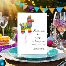 Fiesta och Roligt Piñata Llama Girl First Birthday