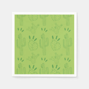 Fiesta Pappersservett Mexican Cactus Blommigt