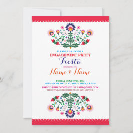 Fiesta Par Shower Förlovning Mexikanska Inbjudan