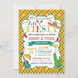Fiesta Par Shower Inbjudningar
