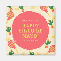 Fiesta Party Sombrero Cactus Limes Peppers Maracas