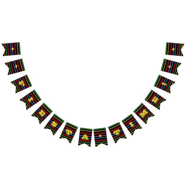 Fiesta Personlig Bunting Banner Vimplar (Alla)