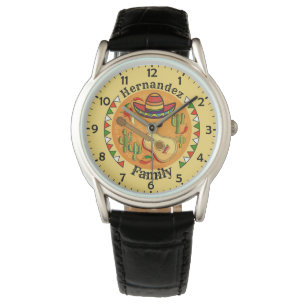 Fiesta Personlig NAMN Roligt Cinco De Mayo Armbandsur