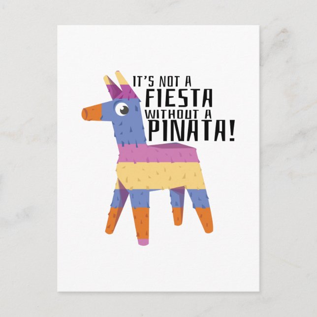 Fiesta Pinata Vykort (Framsida)