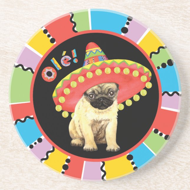 Fiesta Pug Underlägg Sandsten (Framsidan)
