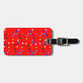 Fiesta Red Luggage Tag Bagagebricka