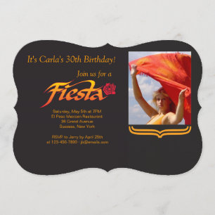 Fiesta Ro fotoinbjudan Inbjudningar
