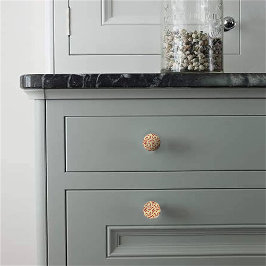 Fiesta Roligt Red Chile Mönster Knopp