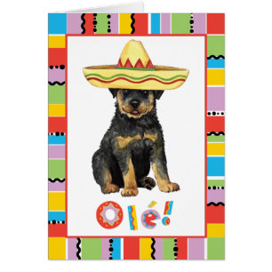Fiesta Rottweiler-kort Hälsningskort