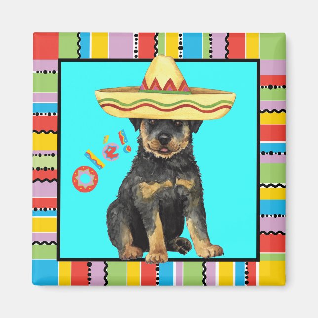 Fiesta Rottweiler Magnet (Framsidan)