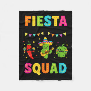 Fiesta-sällskap söta kaktus peppar paprika barn fleecefilt
