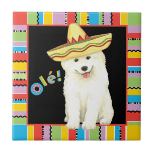 Fiesta Samoyed Ceramic Tile Kakelplatta