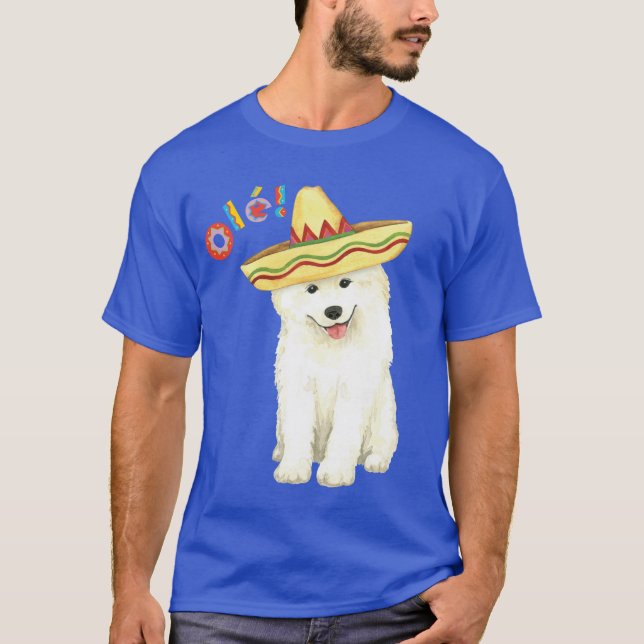 Fiesta Samoyed T-Shirt (Framsida)
