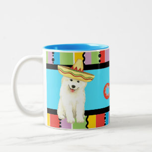 Fiesta Samoyed Two-Tone Coffee Mugg