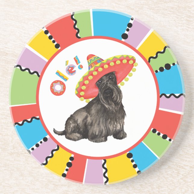 Fiesta Scottish Terrier Underlägg (Framsidan)