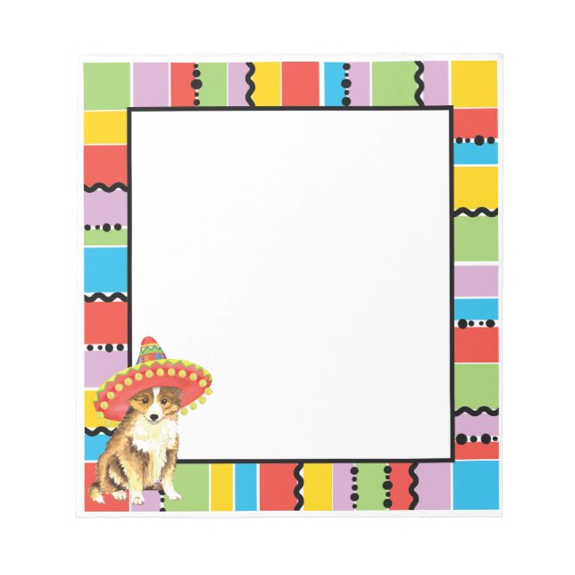 Fiesta Sheltie Anteckningsblock (Framsida)