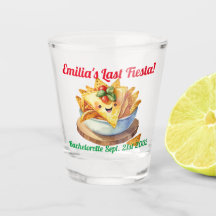 Fiesta Shot Glass Nachos Bachelorette Personlig