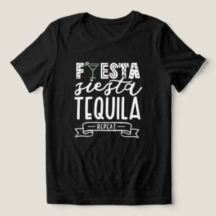 Fiesta Siesta Tequila Upprepa Systerparty Grupp T Shirt
