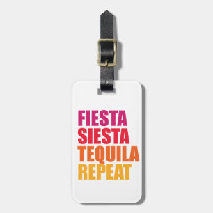 Fiesta Siesta, TequilaBachelorette semester Bagagebricka