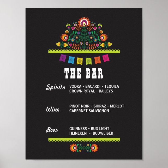 Fiesta signerar Möhippan för händelsen Pub Party Poster (Framsidan)